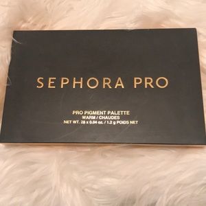 Sephora pro pigment palette warm